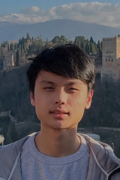 Jonathan with castle.