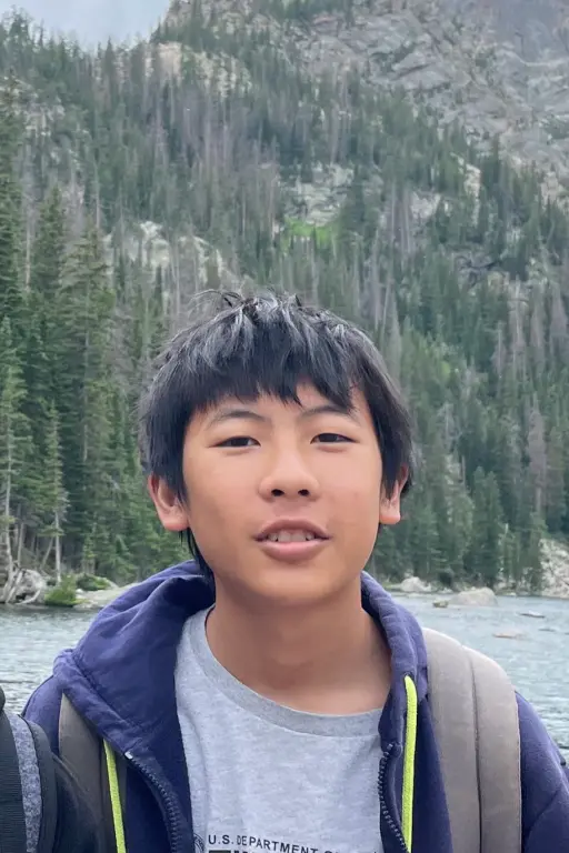 Larry with wall background.