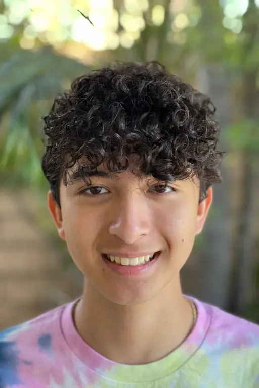 Matthew in his garden.